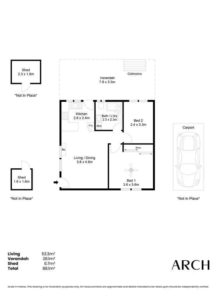 Floorplan of Homely house listing, 1/2 Hillsdale St, Prospect SA 5082