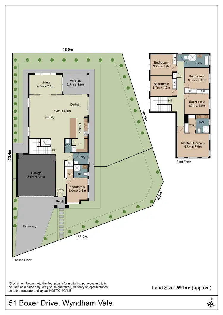 Floorplan of Homely house listing, 51 Boxer Drive, Wyndham Vale VIC 3024