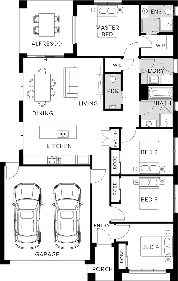 Floorplan of Homely house listing, Lot 2 Natal Place, Ocean Grove VIC 3226