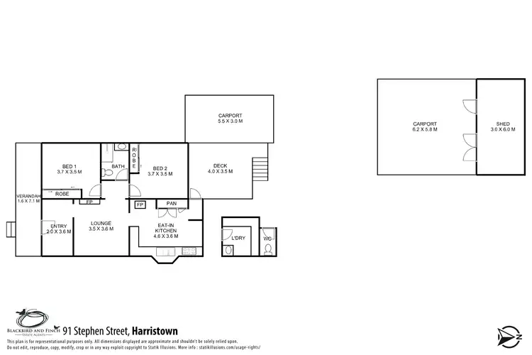 Floorplan of Homely house listing, 91 Stephen St, Harristown QLD 4350