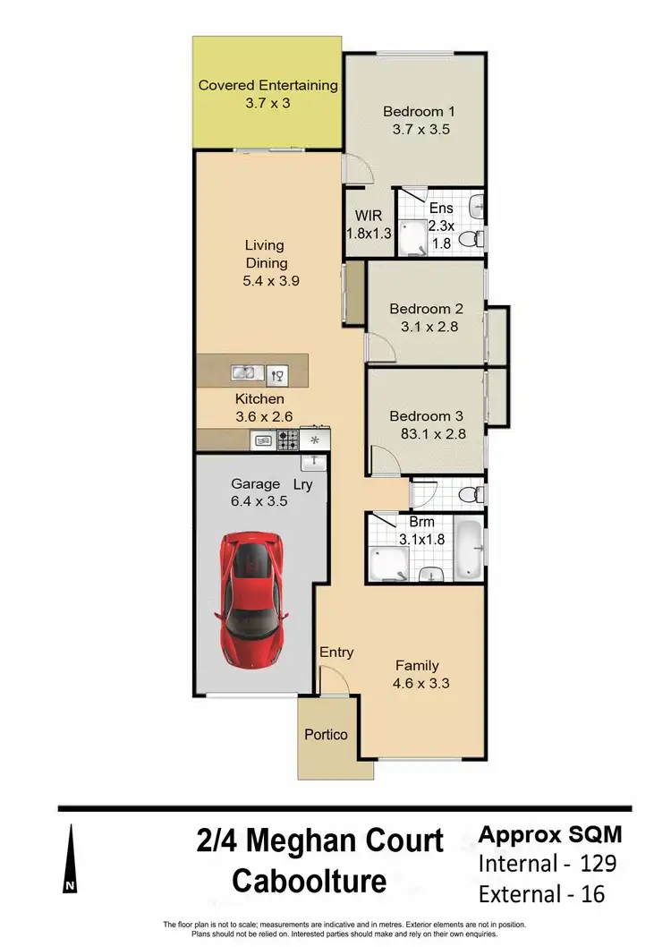 Floorplan of Homely house listing, 2/4 Meghan Court, Caboolture QLD 4510