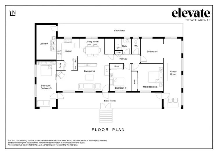 Floorplan of Homely rural property listing, 136 Maiseys Rd, Yandaran QLD 4673