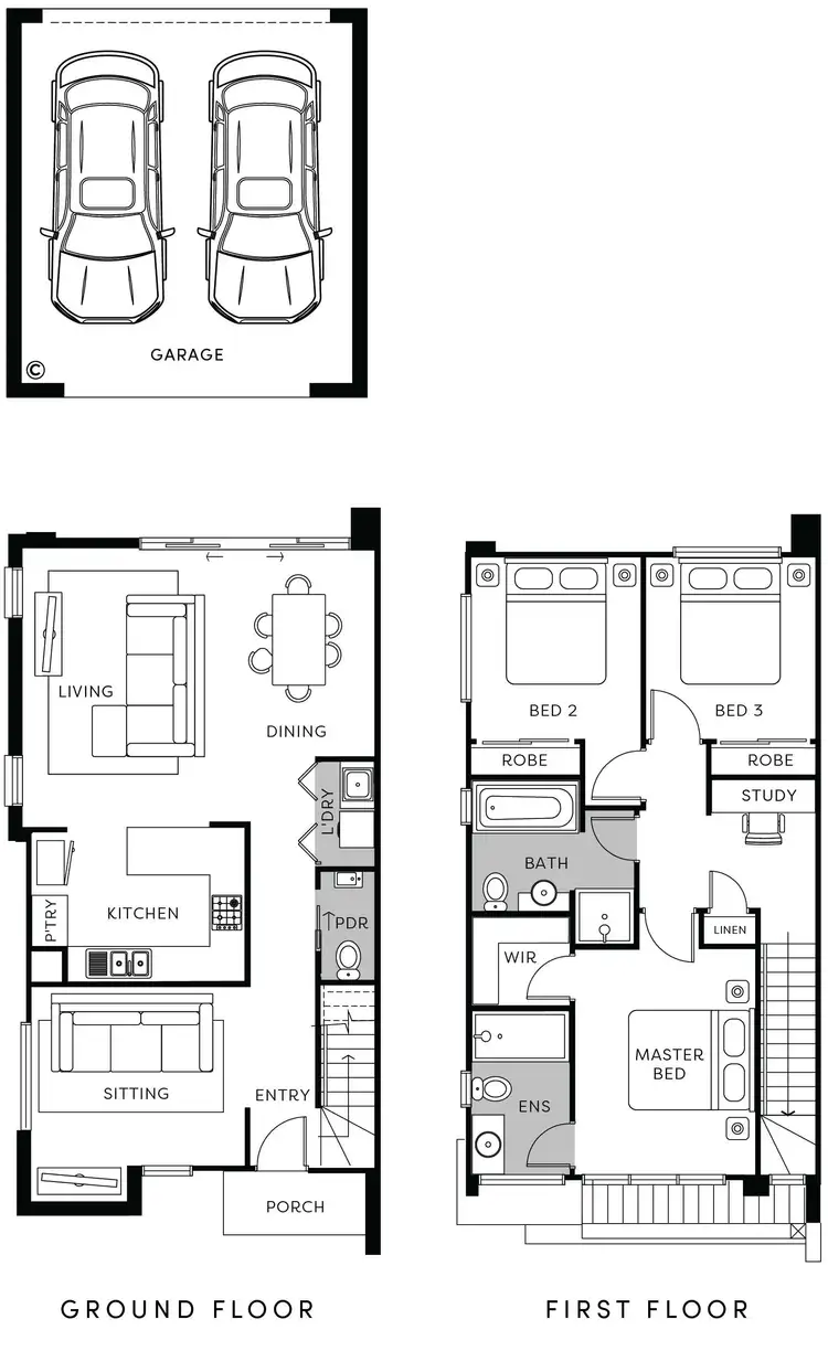 Floorplan of Homely house listing, Lot 1015 Weeping Walk, Deanside VIC 3336