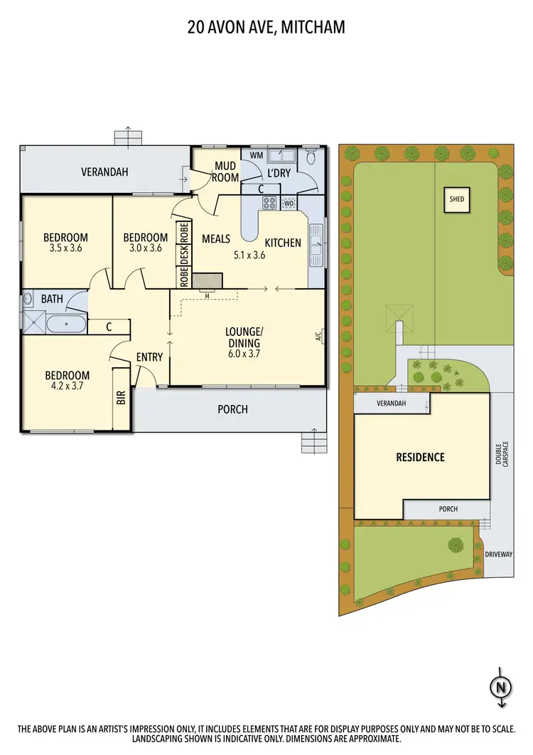 Floorplan of Homely house listing, 20 Avon Ave, Mitcham VIC 3132