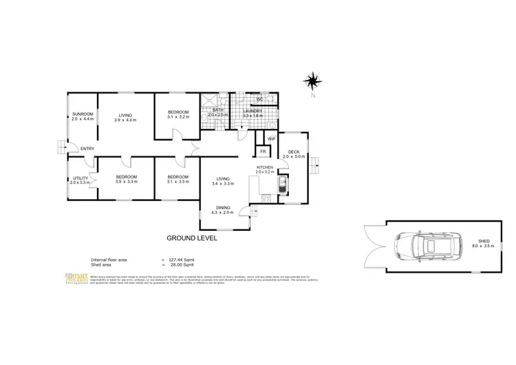 Floorplan of Homely house listing, 43 Monash St, Newtown QLD 4350