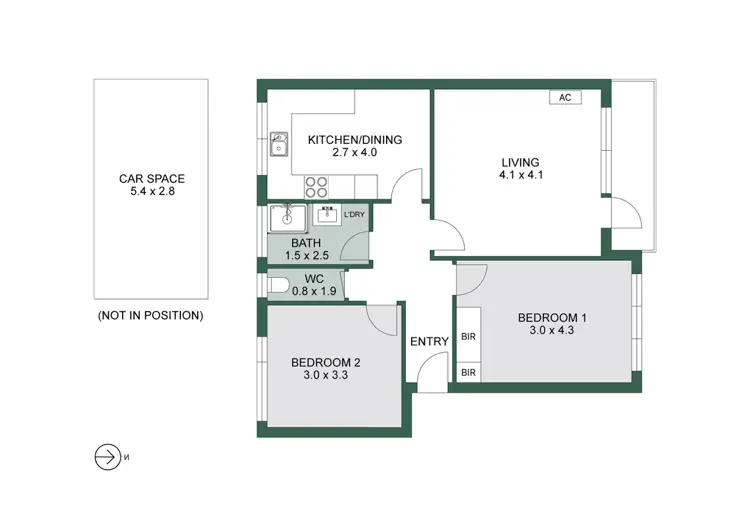 Floorplan of Homely unit listing, 4/25 Osborne Ave, Glen Iris VIC 3146