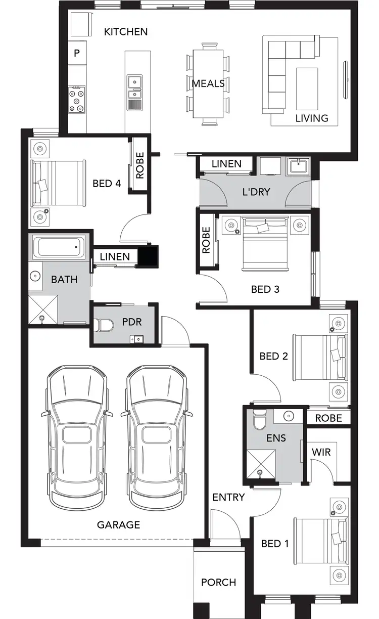 Floorplan of Homely house listing, 17 Yardi Wy, Clyde North VIC 3978