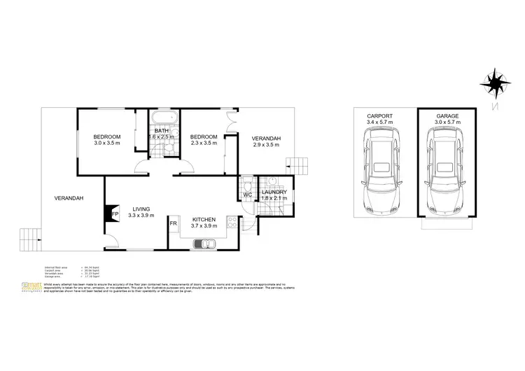 Floorplan of Homely house listing, 1/23 Glendower St, Mount Lofty QLD 4350