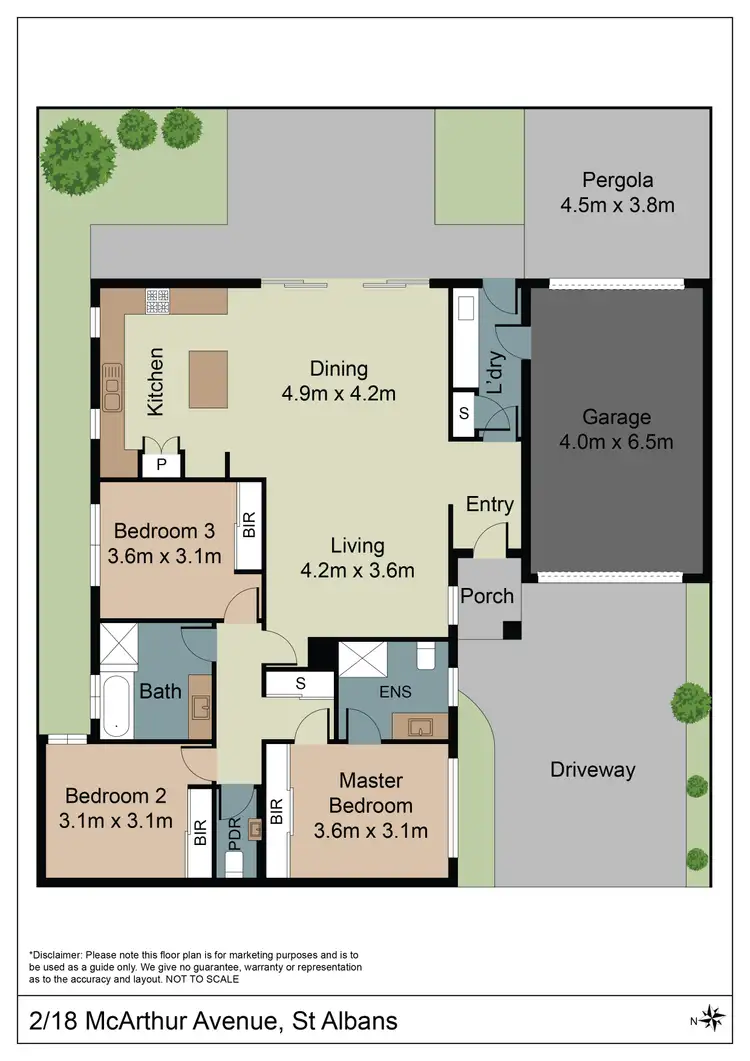 Floorplan of Homely house listing, 2/18 Mcarthur Avenue, St Albans VIC 3021