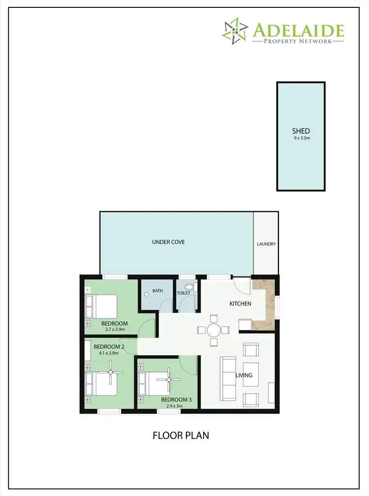 Floorplan of Homely house listing, 26 Cardiff St, Woodville West SA 5011