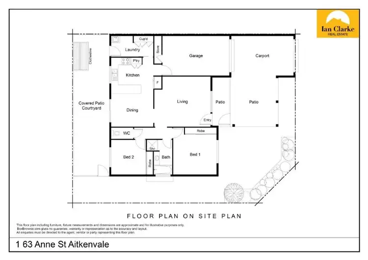 Floorplan of Homely villa listing, 1/63 Anne St, Aitkenvale QLD 4814