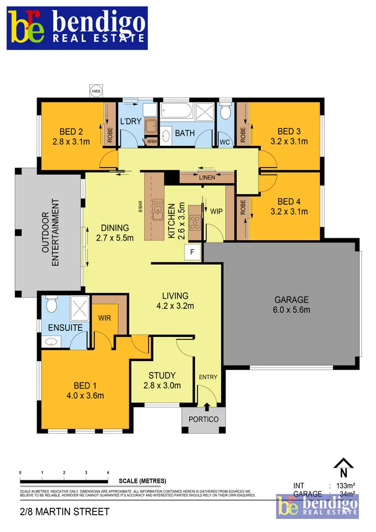 Floorplan of Homely house listing, 2/8 Martin St, Golden Gully VIC 3555