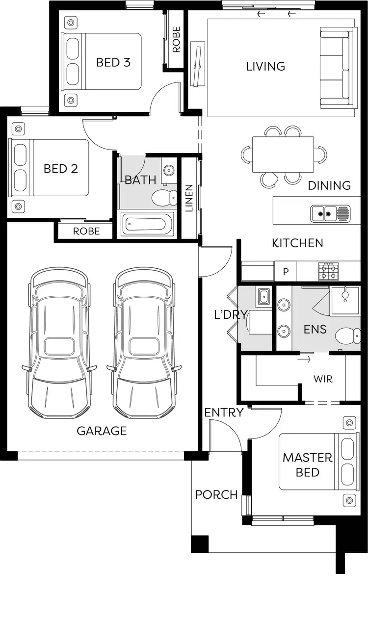 Floorplan of Homely house listing, Brown Bvd, Donnybrook VIC 3064