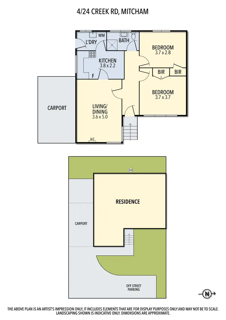 Floorplan of Homely unit listing, 4/24 Creek Rd, Mitcham VIC 3132
