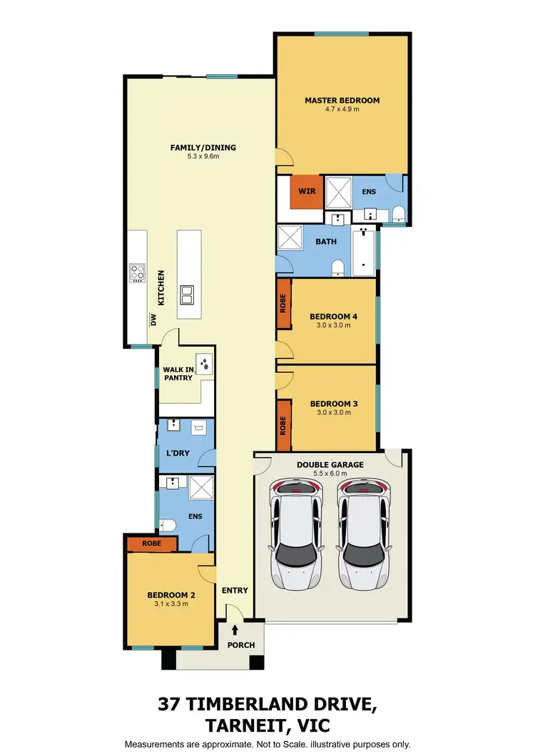 Floorplan of Homely house listing, 37 Timberland Dr, Tarneit VIC 3029