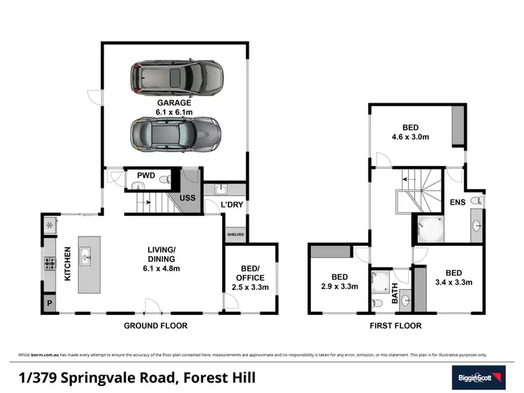Floorplan of Homely house listing, 1/379 Springvale Rd, Forest Hill VIC 3131