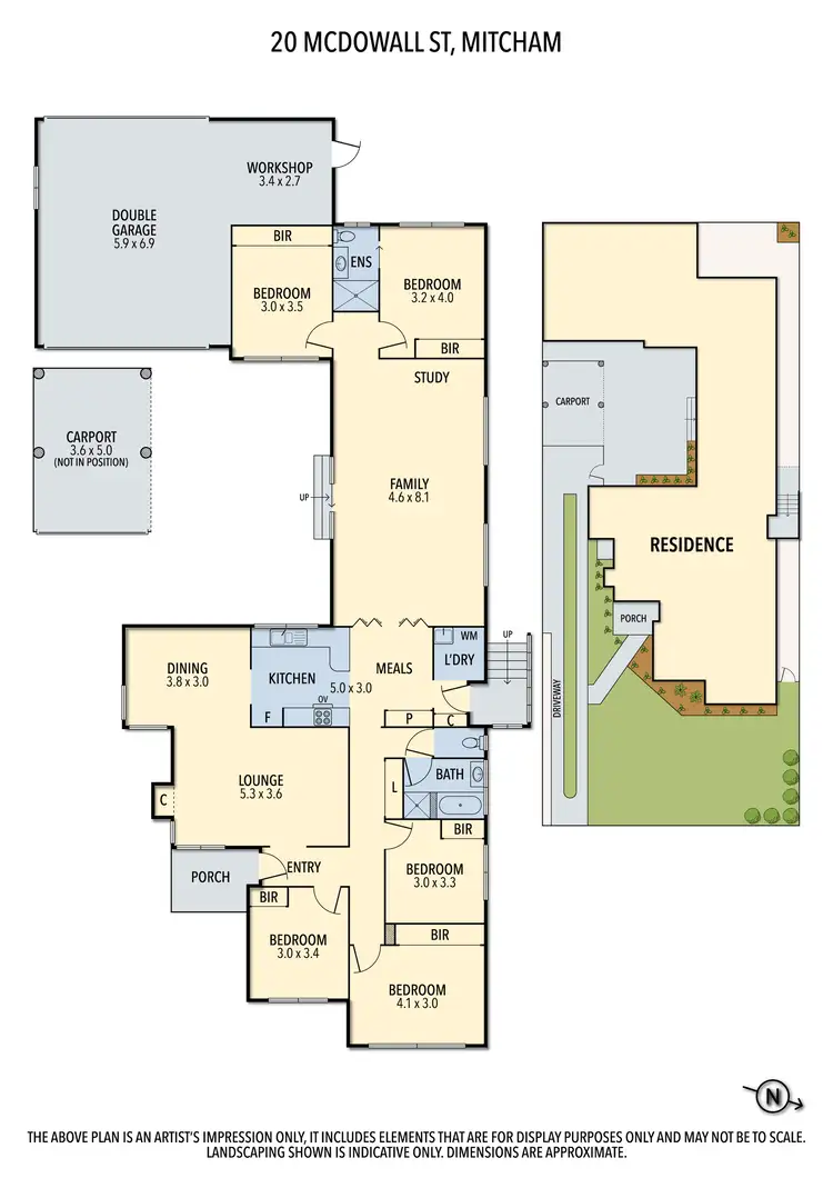 Floorplan of Homely house listing, 20 McDowall St, Mitcham VIC 3132