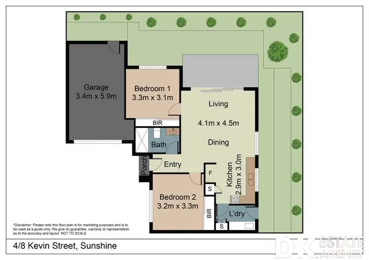 Floorplan of Homely house listing, 4/8 Kevin Street, Sunshine VIC 3020