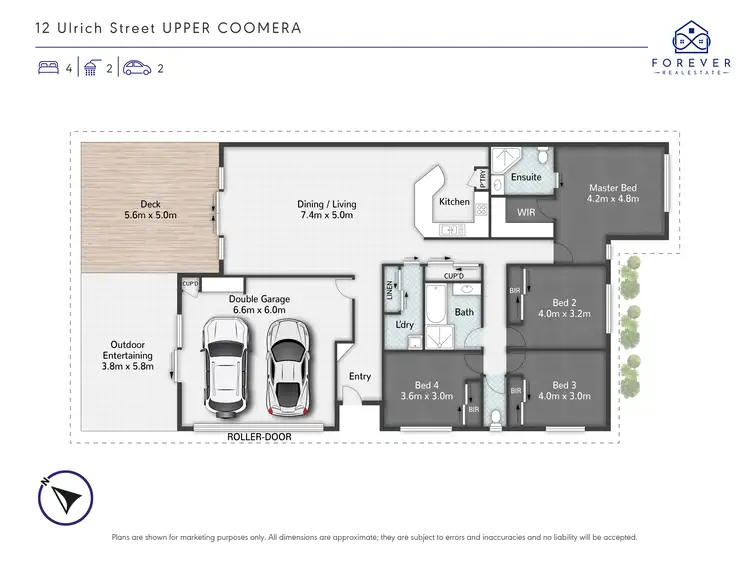 Floorplan of Homely house listing, 12 Ulrich St, Upper Coomera QLD 4209
