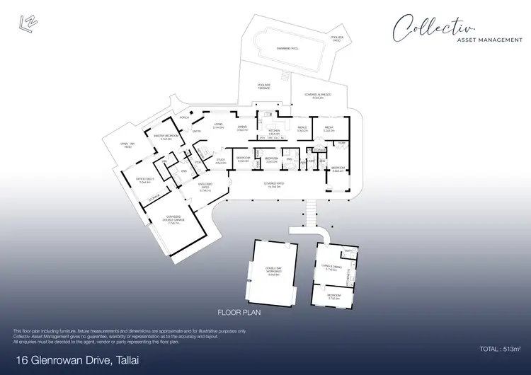 Floorplan of Homely house listing, 4/16 Glenrowan Dr, Tallai QLD 4213