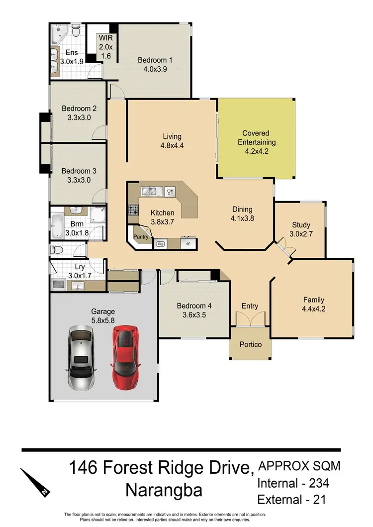 Floorplan of Homely house listing, 146 Forest Ridge Dr, Narangba QLD 4504