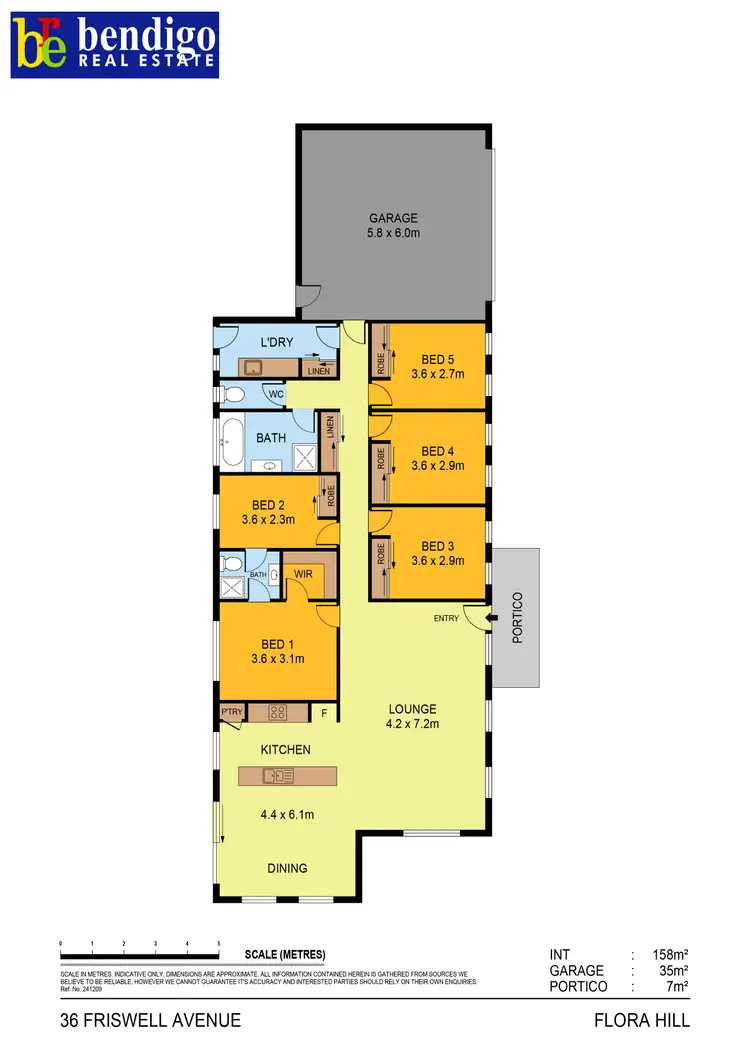 Floorplan of Homely house listing, 36 Friswell Avenue, Flora Hill VIC 3550