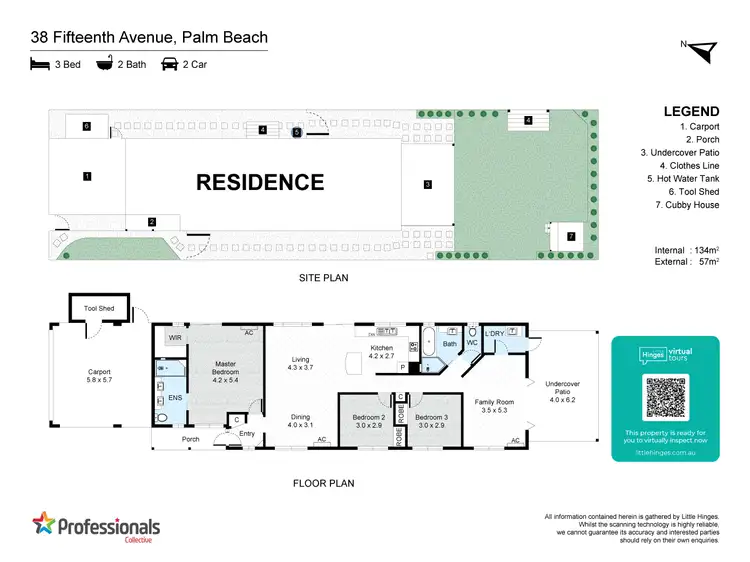 Floorplan of Homely house listing, 38 Fifteenth Ave, Palm Beach QLD 4221