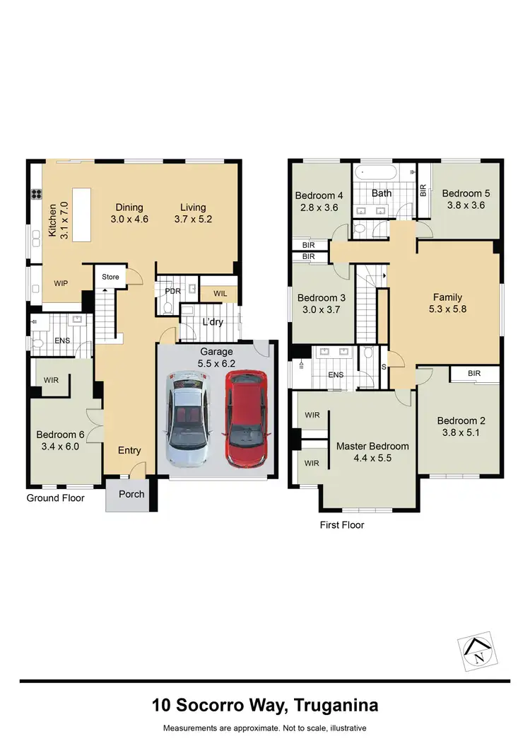 Floorplan of Homely house listing, 10 Socorro Way, Truganina VIC 3029