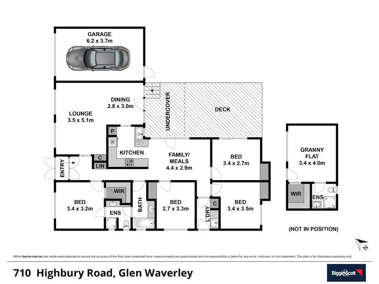 Floorplan of Homely house listing, 710 Highbury Rd, Glen Waverley VIC 3150