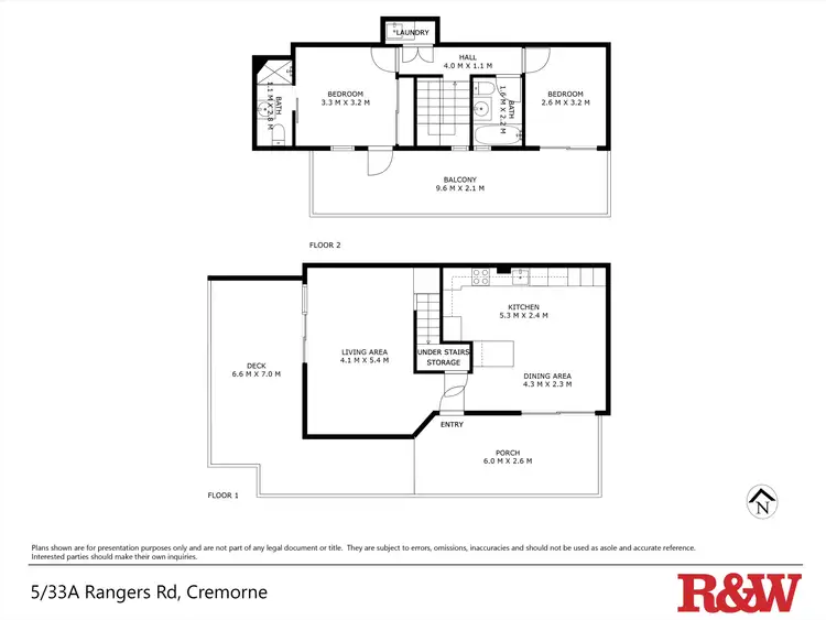 Floorplan of Homely townhouse listing, 5/33A Rangers Rd, Cremorne NSW 2090