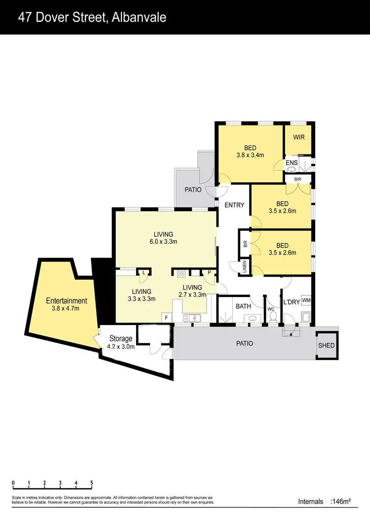 Floorplan of Homely house listing, 47 Dover St, Albanvale VIC 3021