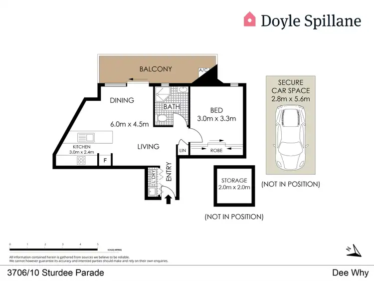 Floorplan of Homely apartment listing, 3706/10 Sturdee Parade, Dee Why NSW 2099