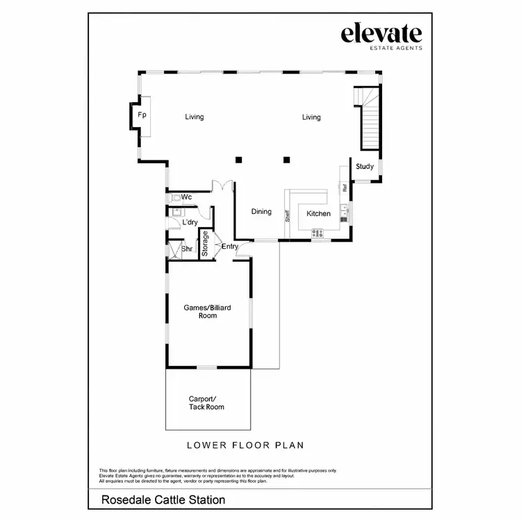 Floorplan of Homely rural property listing, 439 Cattle Station Rd, Rosedale QLD 4674