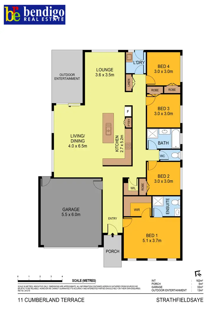 Floorplan of Homely house listing, 11 Cumberland Terrace, Strathfieldsaye VIC 3551