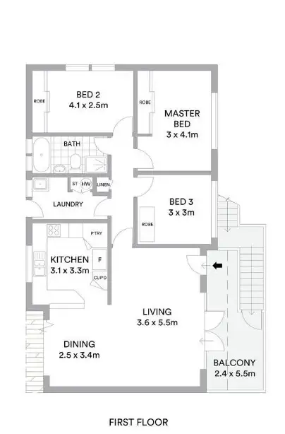 Floorplan of Homely semi-detached listing, 7 Tuscan Place, Beacon Hill NSW 2100