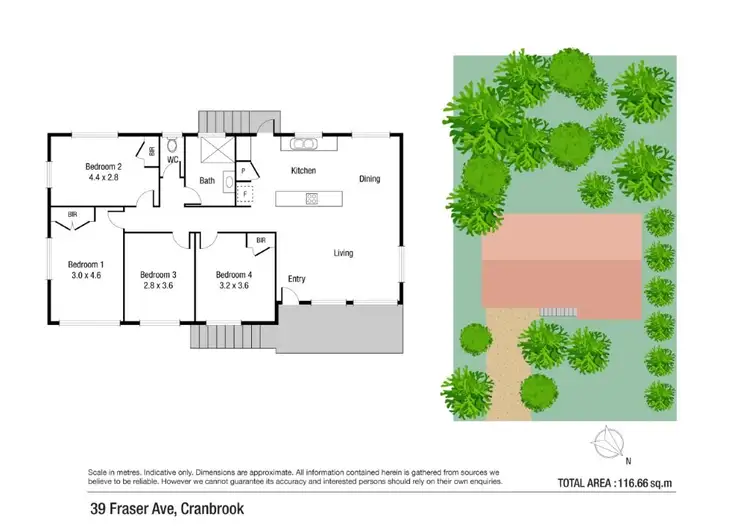 Floorplan of Homely house listing, 39 Fraser Ave, Cranbrook QLD 4814