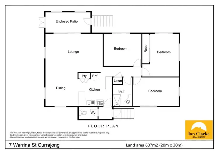 Floorplan of Homely house listing, 7 Warrina St, Currajong QLD 4812