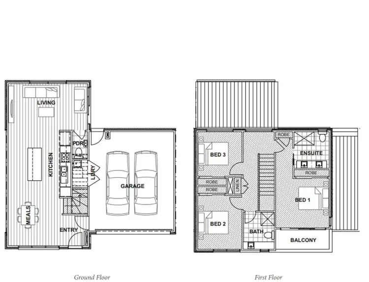 Floorplan of Homely townhouse listing, 10 Regatta Dr, Craigieburn VIC 3064