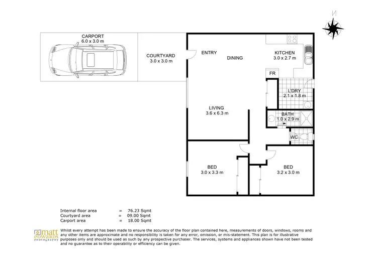 Floorplan of Homely unit listing, 6/40 Vacy St, Newtown QLD 4350