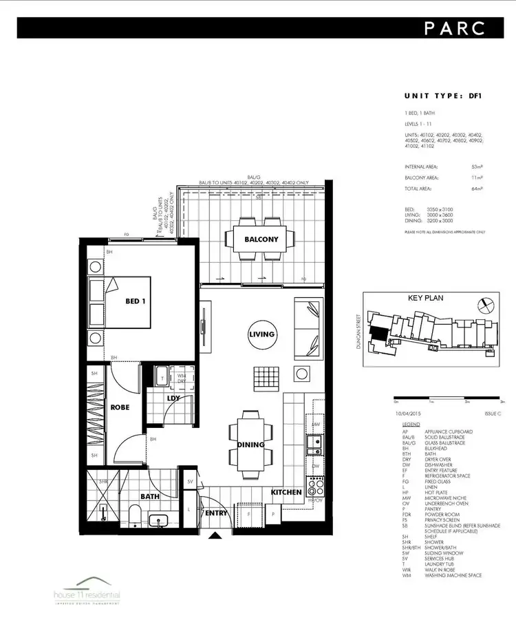 Floorplan of Homely unit listing, 40702/50 Duncan St, West End QLD 4101