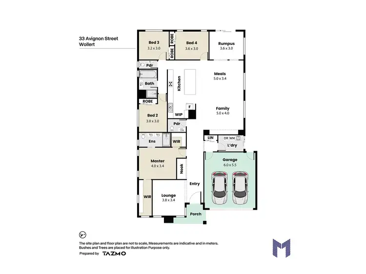 Floorplan of Homely house listing, 33 Avignon St, Wollert VIC 3750