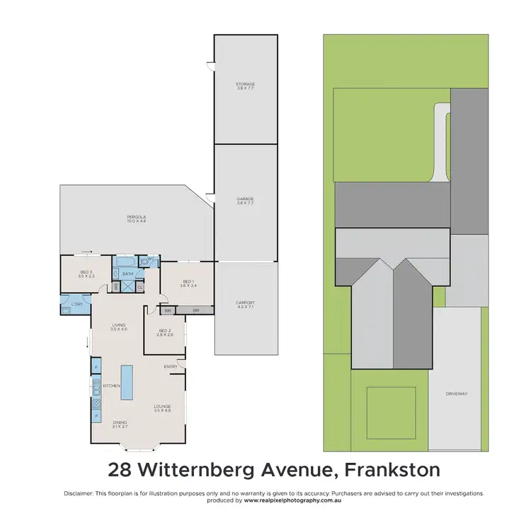 Floorplan of Homely house listing, 28 Witternberg Ave, Frankston VIC 3199