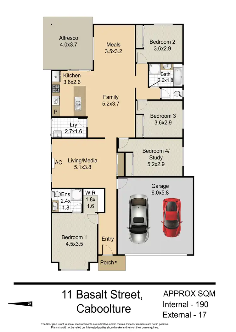 Floorplan of Homely house listing, 11 Basalt St, Caboolture QLD 4510