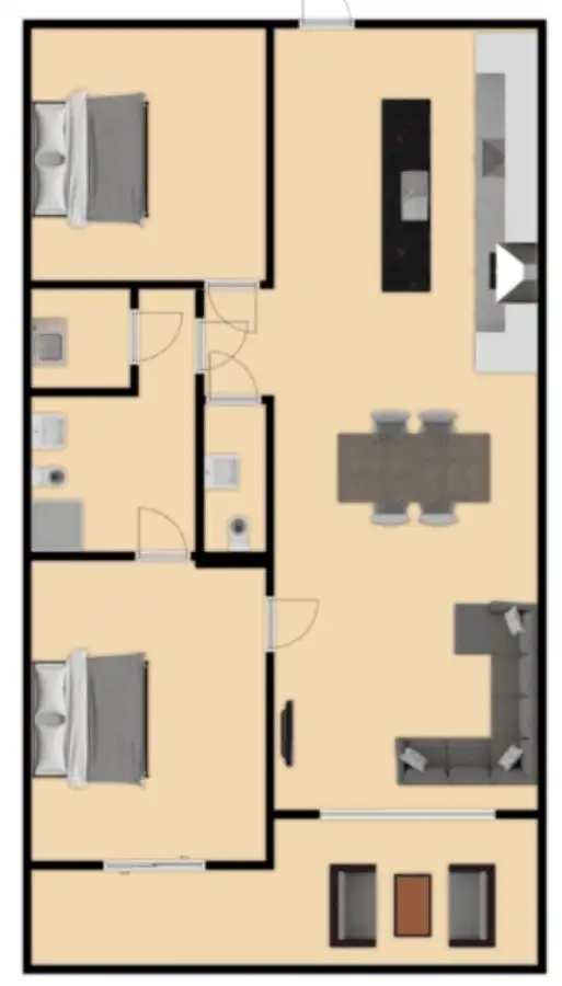 Floorplan of Homely apartment listing, 5/866 Point Nepean Rd, Rosebud VIC 3939