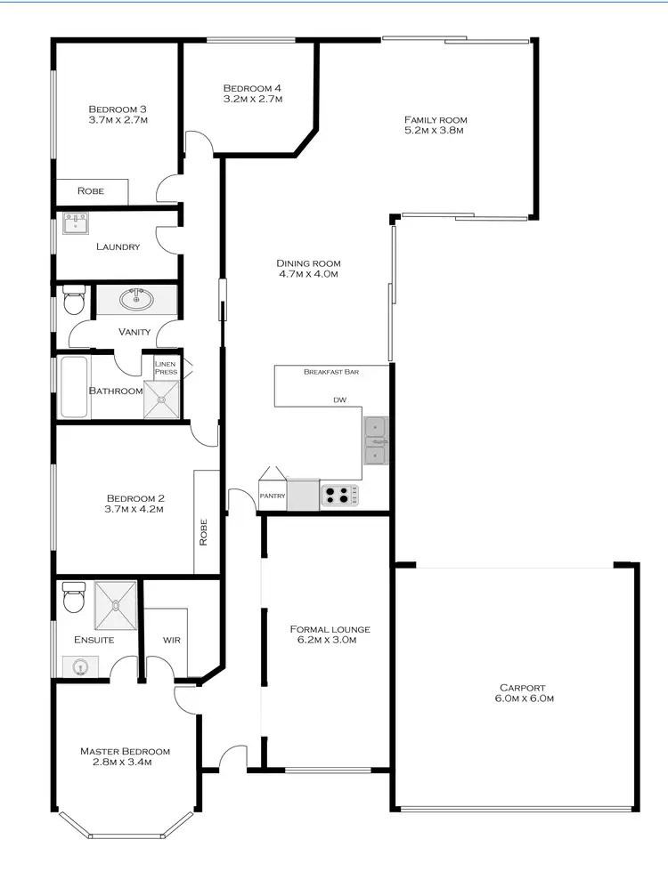 Floorplan of Homely house listing, 25 Lakeridge Cct, Burton SA 5110