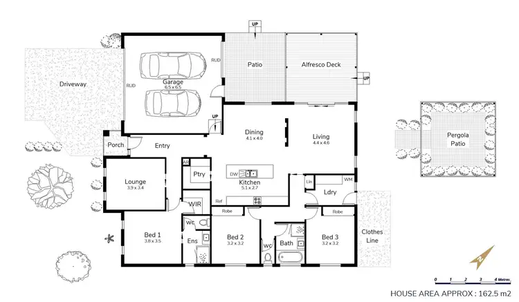 Floorplan of Homely house listing, 6 Alfred Way, Strathfieldsaye VIC 3551