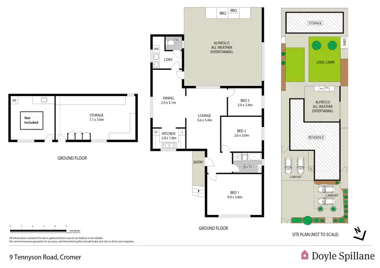 Floorplan of Homely house listing, 9 Tennyson Road, Cromer NSW 2099