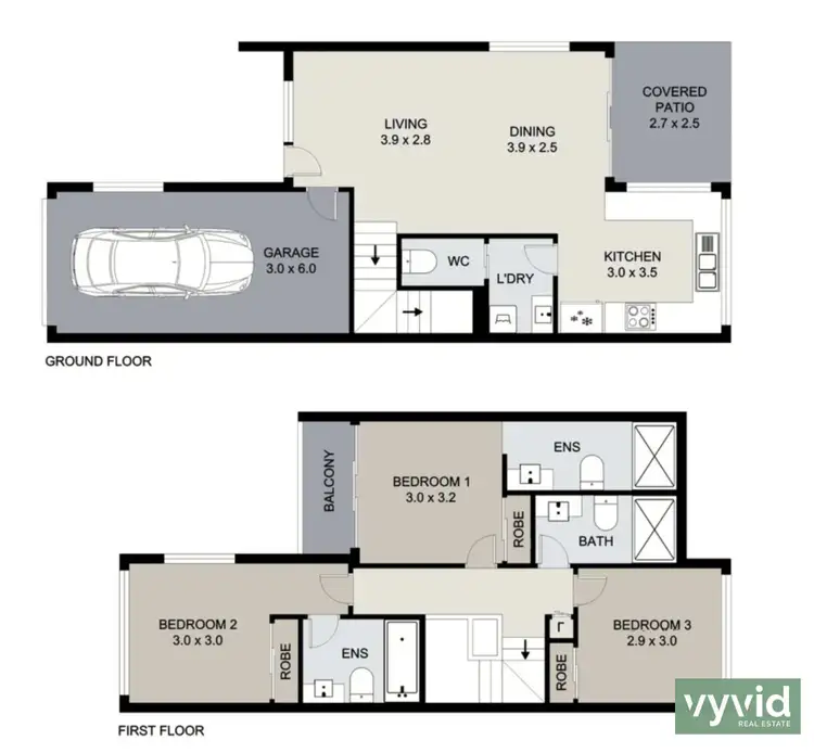 Floorplan of Homely townhouse listing, 15/2 Ringuet Cl, Glen Eden QLD 4680