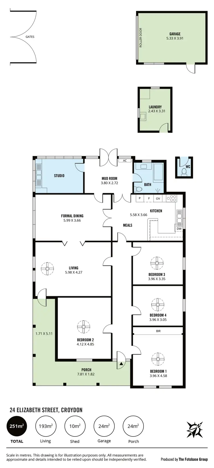 Floorplan of Homely house listing, 24 Elizabeth Street, Croydon SA 5008
