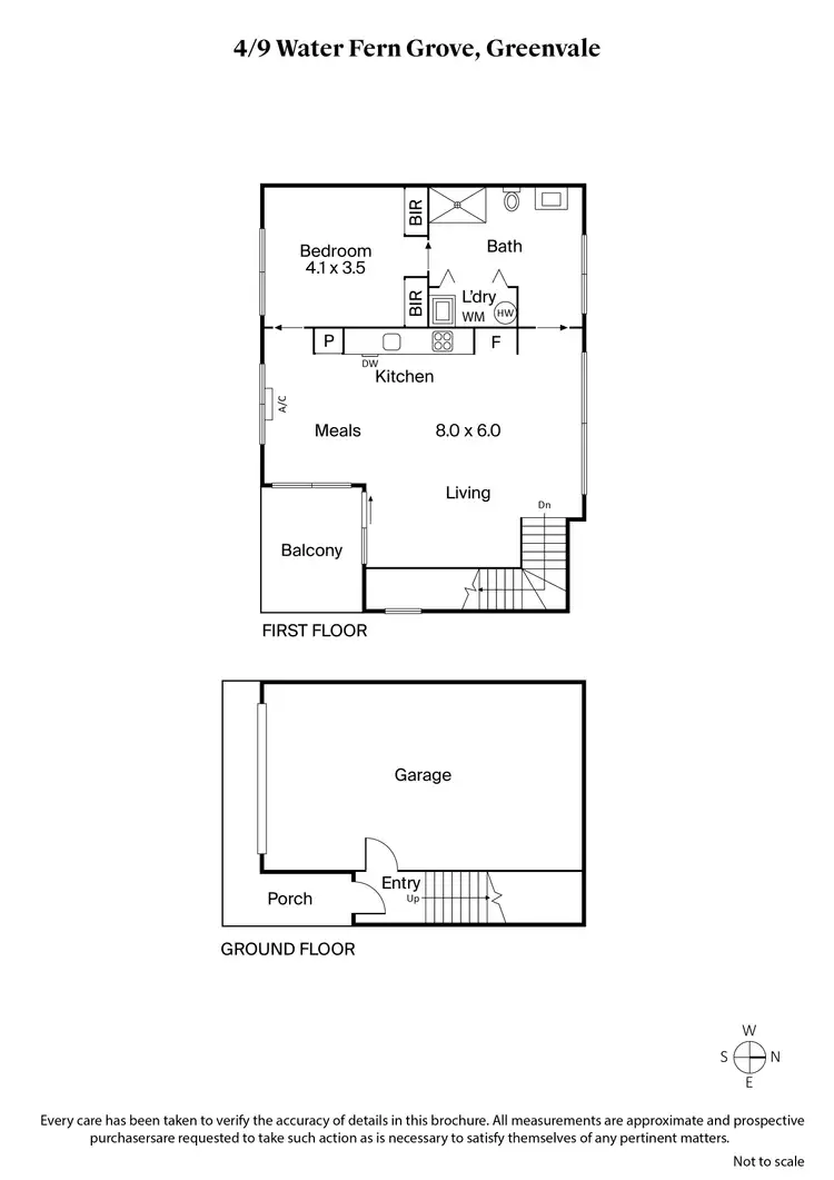 Floorplan of Homely townhouse listing, unit 4/9 Water Fern Grove, Greenvale VIC 3059